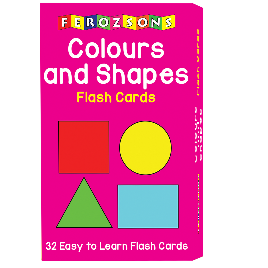 Colours and Shapes Flash Card