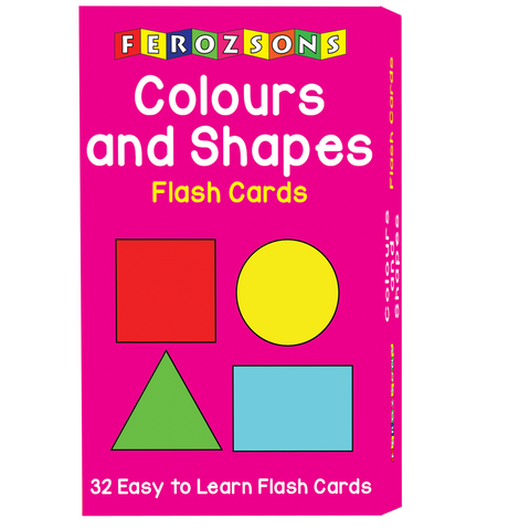 Colours and Shapes Flash Card