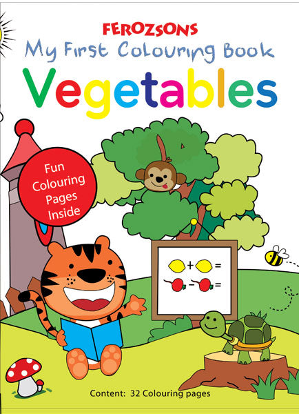 My First Colouring Book Vegetables