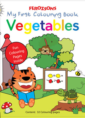 My First Colouring Book Vegetables