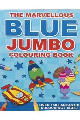 The Marvellous Blue Jumbo Colouring Book