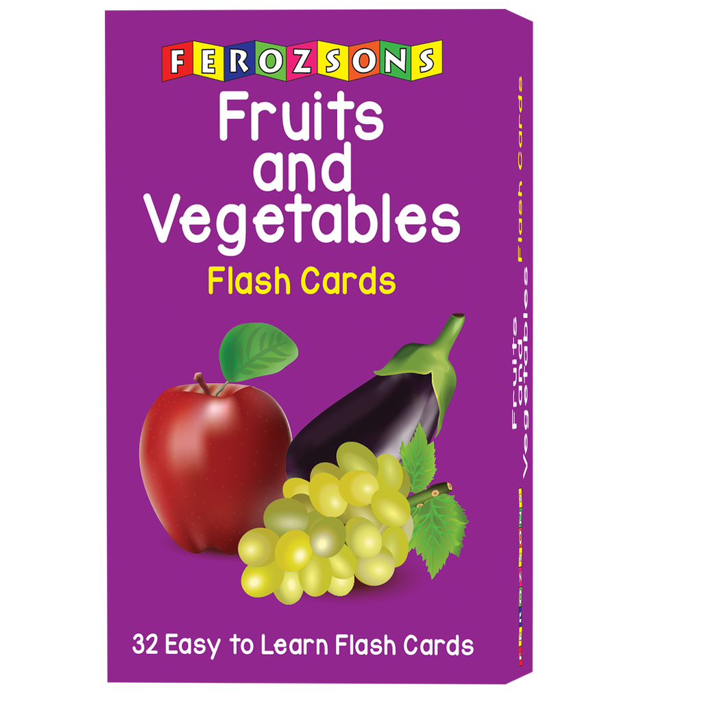 Fruits and Vegetables Flash Cards