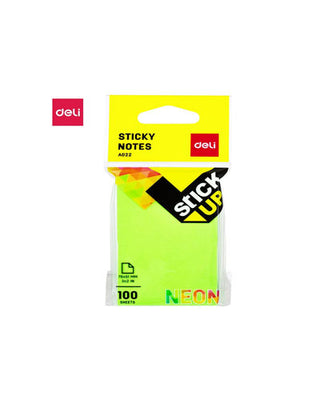 Sticky Notes 76x51Mm 100 Sheets 4 Neon Colour