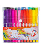 Deli Felt Pens 24 Colours