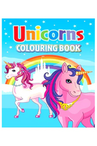 UNICORNS COLOURING BOOK - GIRLS - A4 SIZE