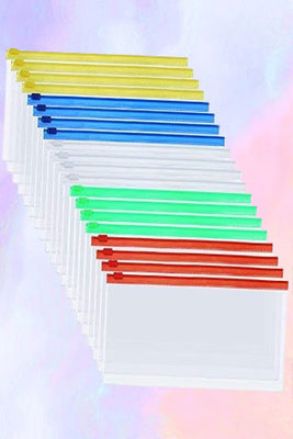 Transparent Pouch: Pack of six