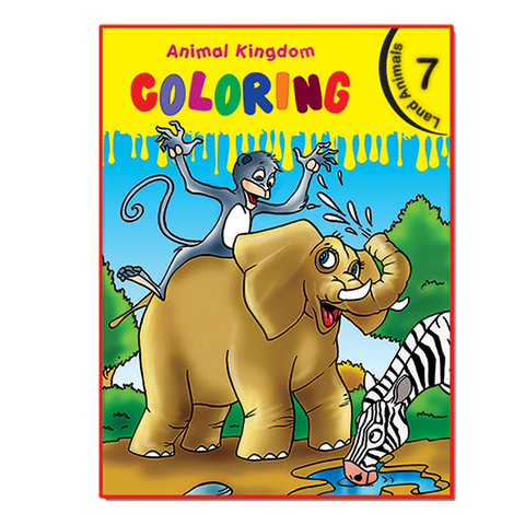 Animal Kingdom Coloring (Land Animals 7)