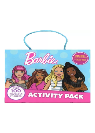 Barbie Activity Pack Colouring Book Puzzle Fun Craft Sticker Set 3 Books Gift