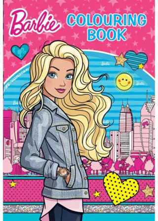 BARBIE - COLOURING BOOK - Children Girls Boys Fun Activity Book NEW (BOX 1)