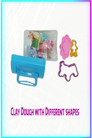 Clay Dough With Different Shapes