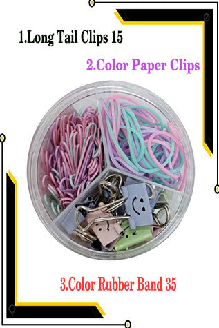 Paper Pins And Clips Set