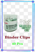 Mini Size Binder Clips 40 Pcs