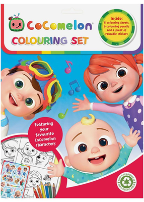 Cocomelon Colouring set
