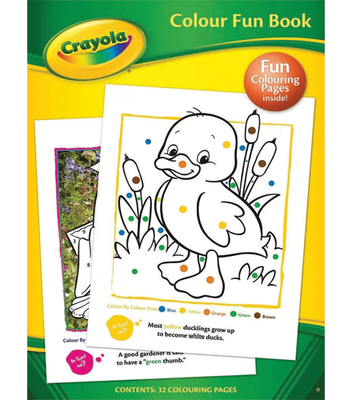 Crayola Colour Colouring Fun Activity Book- 32 Fun Colouring Pages for Kids