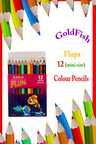 GoldFish Flupa 12 Colour Pencil Small