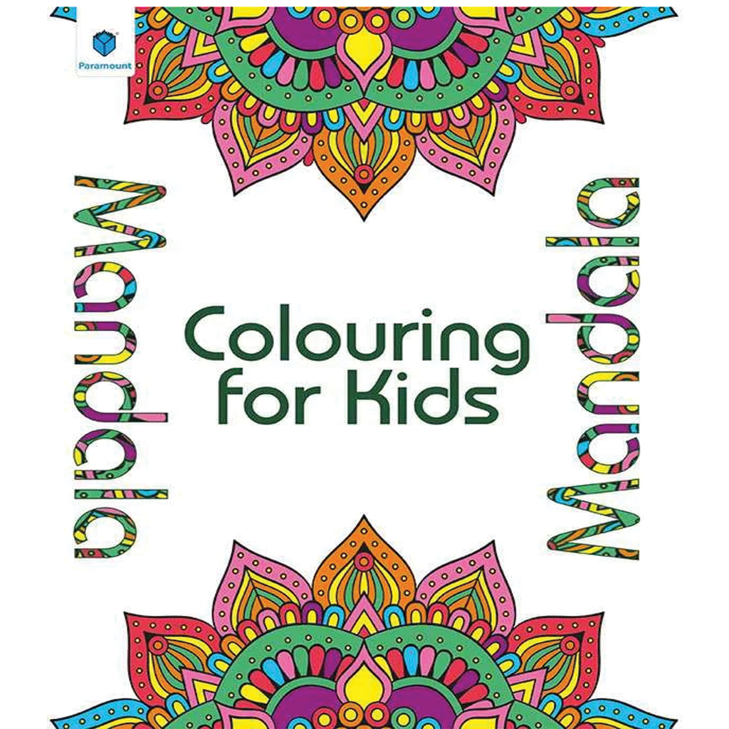 MANDALA COLORING FOR KIDS BOOK 3 GREEN