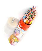 Deli Colored Pencil Tin Tube 24 Color