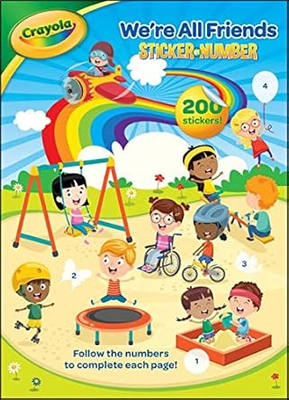 We're All Friends Sticker-Number