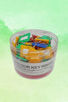 Multicolour Key Rings box