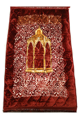 Prayer Mat: Velvet with Foam Jaye Namaz