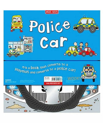 Convertible Police Car Playmat Sit-in Car