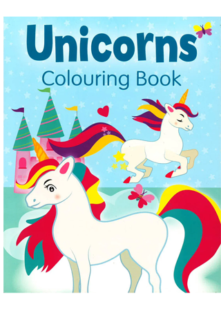 Alligator Books Unicorns Colouring Book