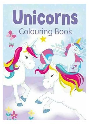 Unicorn Colouring Book Magical Purple Colour Activity Fun Book for Kids