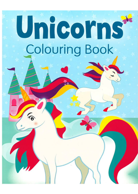 Alligator Books Unicorns Colouring Book