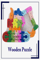 wooden Puzzle Numeric And Alphabetic