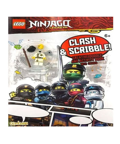 Ninjago Clash & Scribble Creative Doodle and Activity Book