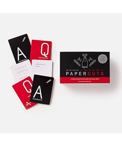 Papercuts: A Party Game for the Rude and Well-Read (A Card Game for Book Lovers)