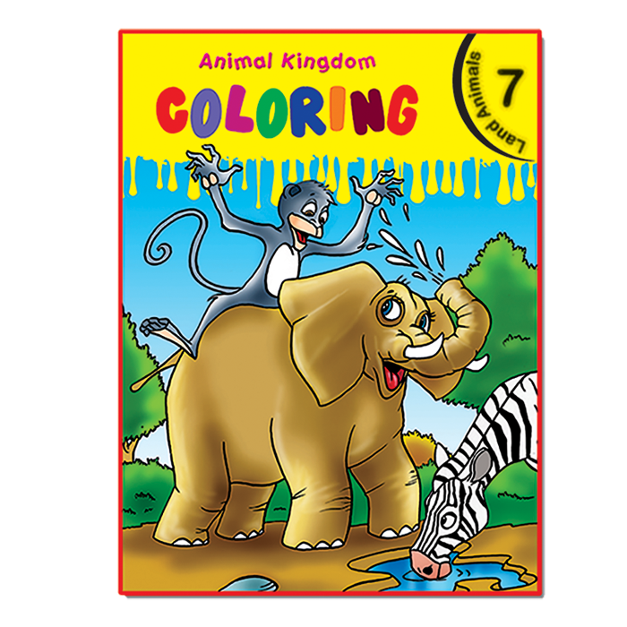 Animal Kingdom Coloring (Land Animals 7) - Ferozsons Online Book Store