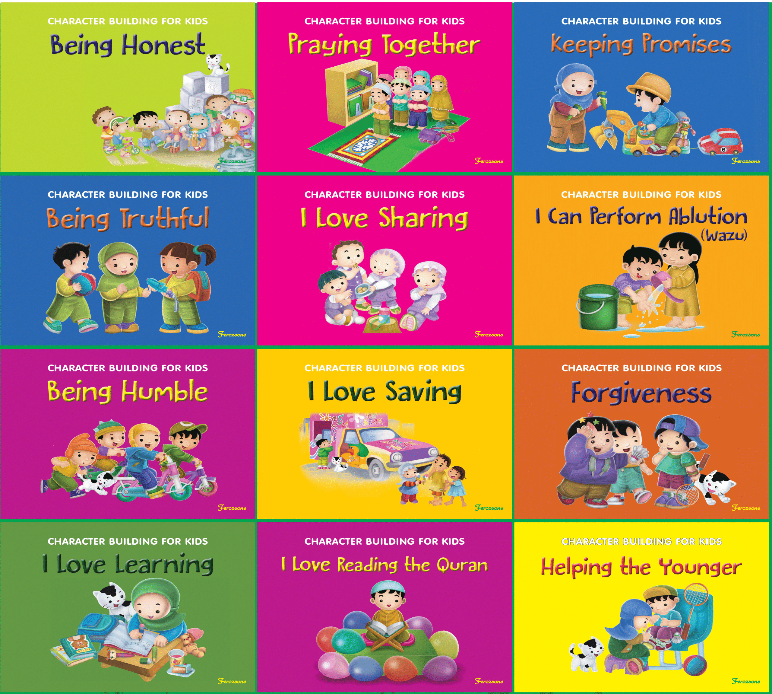 Character Building  For Kids Complete Set (1-12)
