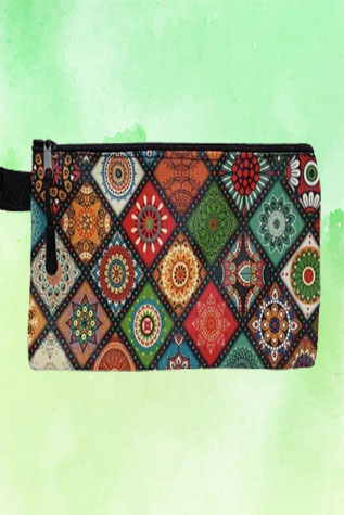 Multi color Leather pouch:Pack of 12