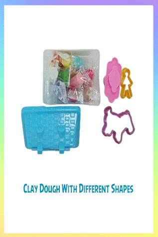 Clay Dough With Different Shapes