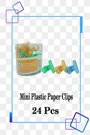 Mini Size Plastic Paper Clips