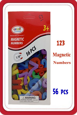 123 Magnetic Toys (56 pcs)
