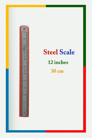 Steel Scale(Pack Of 4)